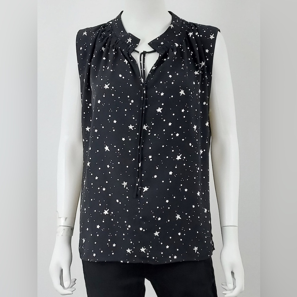 Mixology NYC Decker Black and White Stars Tank Top